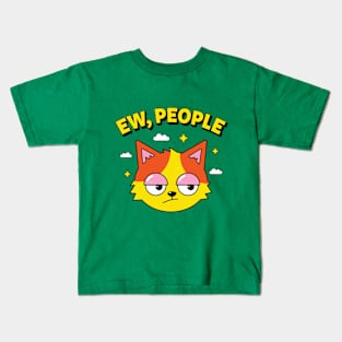 EW PEOPLE cute cat Kids T-Shirt